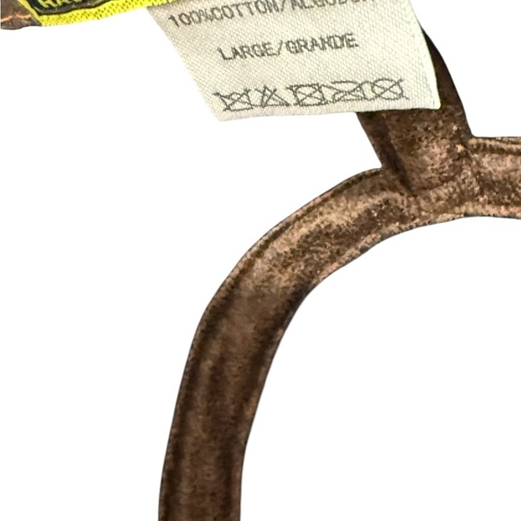 Dorfman Pacific Company Size Large Distressed Cotton Weathered Brown Fedora - Picture 6 of 10